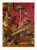 The love trophy, detail from the tapestry at Osterley Park House. London, England, 18th century by Unknown
