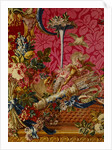 The love trophy, detail from the tapestry at Osterley Park House. London, England, 18th century by Unknown