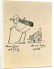 Edward Lear at 73 and a half & his cat Tofs at 16, Edward Lear, England, 19th century by Edward Lear