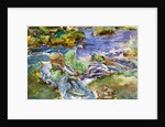 Turkish Woman by a Stream by John Singer Sargent
