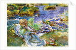 Turkish Woman by a Stream by John Singer Sargent