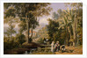 Garden Scene on the Braganza Shore by William Havell