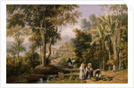 Garden Scene on the Braganza Shore by William Havell