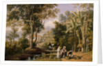 Garden Scene on the Braganza Shore by William Havell