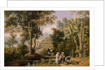 Garden Scene on the Braganza Shore by William Havell