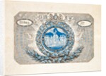 Admission ticket to the Abbey for The Coronation of King George IV. England, early 19th century by Unknown