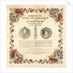 Paper napkin, Souvenir of The Opening of The V&A Museum. England, 1909 by Unknown