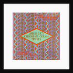Box label for Jacob & Co's Chocolate Cream Trifles by Unknown