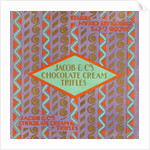 Box label for Jacob & Co's Chocolate Cream Trifles by Unknown