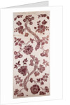 Design for a silk damask by Anna Maria Garthwaite