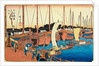Mouth of Aji River in Osaka by Utagawa Hiroshige