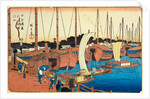Mouth of Aji River in Osaka by Utagawa Hiroshige