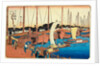 Mouth of Aji River in Osaka by Utagawa Hiroshige
