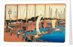 Mouth of Aji River in Osaka by Utagawa Hiroshige