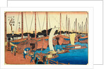 Mouth of Aji River in Osaka by Utagawa Hiroshige