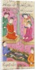 Khusraw Hears of Death of Bahram Chobin by Ganjavi Nizami