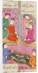 Khusraw Hears of Death of Bahram Chobin by Ganjavi Nizami