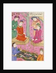 Khusraw Hears of Death of Bahram Chobin by Ganjavi Nizami
