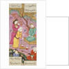 Shapur Reports to Khusraw,  by Ganjavi Nizami. From The Romance of Khusraw and Shirin. Iran, 17th century by Ganjavi Nizami