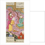Shapur Reports to Khusraw,  by Ganjavi Nizami. From The Romance of Khusraw and Shirin. Iran, 17th century by Ganjavi Nizami