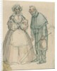 Coachman and Housekeeper by John Leech