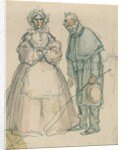 Coachman and Housekeeper by John Leech