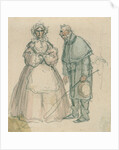 Coachman and Housekeeper by John Leech