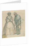 Coachman and Housekeeper by John Leech