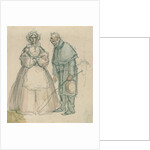 Coachman and Housekeeper by John Leech