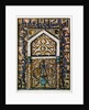 Single-tile tomb-marker in the form of a mihrab by Unknown