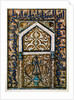 Single-tile tomb-marker in the form of a mihrab by Unknown
