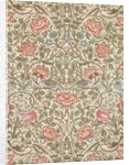 Rose furnishing fabric by William Morris