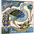 Heron and Dolphin by William Frend De Morgan