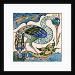 Heron and Dolphin by William Frend De Morgan