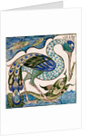 Heron and Dolphin by William Frend De Morgan