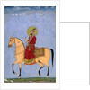Emperor Muhammad Famukhsiyar on horseback. India, early 18th century by Unknown