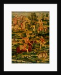 Hunting party. Persia, Qajar dynasty, 19th century by Unknown
