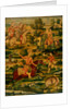Hunting party. Persia, Qajar dynasty, 19th century by Unknown