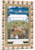 Ladies on a terrace under a canopy. India, Mughal period, c.1725-30 by Unknown
