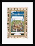 Ladies on a terrace under a canopy. India, Mughal period, c.1725-30 by Unknown