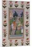 Friends in a Garden. India, early 17th century by Unknown