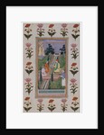 Friends in a Garden. India, early 17th century by Unknown