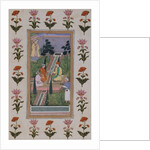Friends in a Garden. India, early 17th century by Unknown