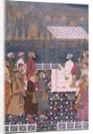 Nawab holding a durbar during a fireworks display. India, early 18th century by Unknown