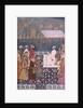 Nawab holding a durbar during a fireworks display. India, early 18th century by Unknown