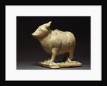 Bull figure. Ar-Raqqah, Syria, 12th-13th century by Anonymous