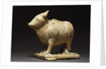 Bull figure. Ar-Raqqah, Syria, 12th-13th century by Anonymous
