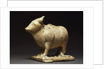 Bull figure. Ar-Raqqah, Syria, 12th-13th century by Anonymous