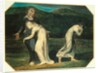 Naomi entreating Ruth and Orpah to return to the Land of Moab by William Blake