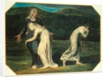 Naomi entreating Ruth and Orpah to return to the Land of Moab by William Blake